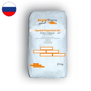 Специальная затирка Kombitherm, алебастрово-белая, мешок - 25 кг.