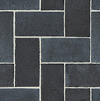 Тротуарный кирпич Classic Kerawil Schwarz-Stahlblau - 12, 200*100*45 мм