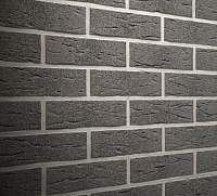 Клинкерная плитка Feldhaus Klinker R735NF9 anthracit mana, 240*9*71 мм, ок.48 шт./кв. м., 48 шт./уп.