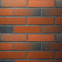 Кирпич Terca арт. 25102520 RED Flame гладкий FAT, 250/85/65, 50 шт./м2