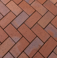 Клинкерная брусчатка ZITTAU / AMBER N, 200x100x45 мм, 48 шт./м2, 630 шт.