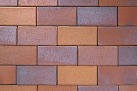 Брусчатка ABC Herbstlaub-geflammt, 200х100х40мм, 48 шт./м2, 840 шт./под, 1,8 кг./шт