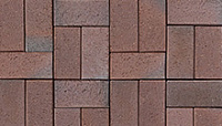 Брусчатка ABC Kiel-Heidebunt , 200х100х52мм, 48 шт./м2, 630 шт./под, 2,4 кг./шт