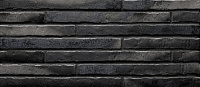 Фасадная плитка Stroeher 7750(453) silber-schwarz, 490*40*14мм, 18 шт./уп.
