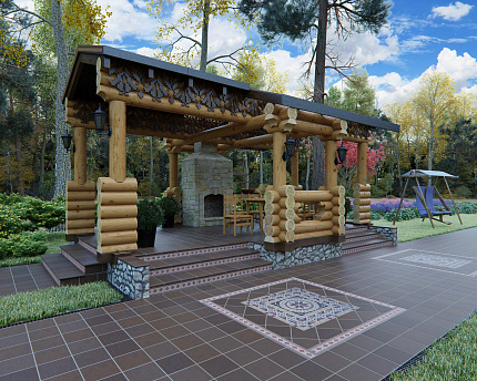 Плитка напольная Ecoclinker Коричневый, 25x25, 0,69 м2/кор, 11шт/кор, 0,0625 шт/м2, 594 шт/пал