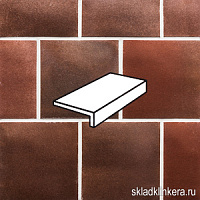Ступень прямой угол Stroeher 4822(825) sherry, 240*115*52*10 мм, 6 шт./уп.