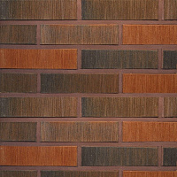 Кирпич Terca арт. 25102540 RED Flame шероховатый FAT, 250/85/65, 50 шт./м2