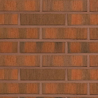 Кирпич Terca арт. 25102542 RED Flame F2F шероховатый FAT, 250/85/65, 50 шт./м2