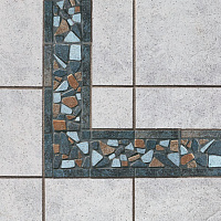 Декоры Stroeher 0242(RO 01) Серия Roccia, 240*125*10 мм, бордюр l