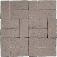 Тротуарная плитка ArtStone Klinker ASK-2416 grau 200х100х16 (1м2=48шт) 40 шт/уп, 33,6 кг/м2