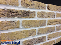 Кирпич ручной формовки Randers Tegl  RT 454 rustica giallo handformziegel