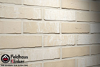 Клинкерный кирпич Feldhaus Klinker K730NF90/K741NF90 vascu crema wasserstrich, 240*90*71 мм, ок. 48 