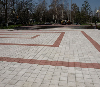 Вибропрессованная тротуарная плитка