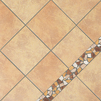 Декоры Stroeher 0242(RO 05) Серия Roccia, 240*80*10 мм, бордюр V