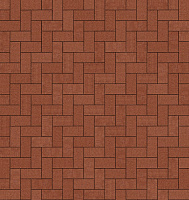 Тротуарный кирпич Randers Tegl RT 60 Rot nuanciert 240X118X52 мм, 34 шт./м2, 3,3кг./шт, 384шт./под