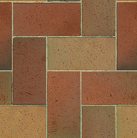 Тротуарный кирпич Classic Kerawil Flammenbunt - 6, 200*100*45 мм