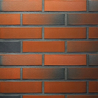 Кирпич Terca арт. 25102520 RED Flame гладкий FAT, 250/85/65, 50 шт./м2