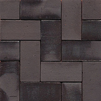 Клинкерная брусчатка Muhr PK 40 Nr 15, Schwarz-bunt Eleganz, 200/100/40 мм, 1,77 кг, 892 шт/под