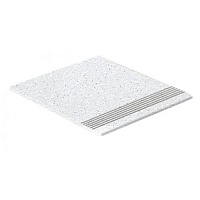 Ступень с насечкой без угла Stroeher 8850(TS05) brilliant weis, 296*296*10 мм, 10 шт./уп.