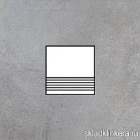 Ступень с насечкой без угла Stroeher 8131(707) smoke, 300*294*10мм, 10 шт./уп.