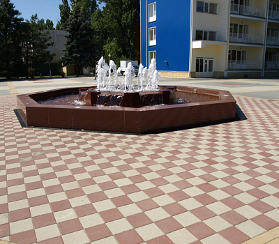 Вибропрессованная тротуарная плитка
